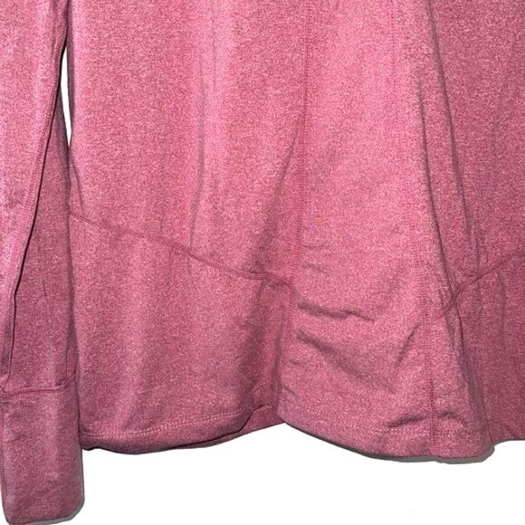 Nomis Womens XL Long Sleeve Maroon Zip-Up Pullover - Picture 5 of 7